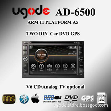 6.2" Uogde in dash 2 din car dvd gps player for universal